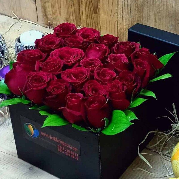 Red Rose in the Box